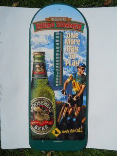 moosehead beer tim thermometer sign canada excellent 