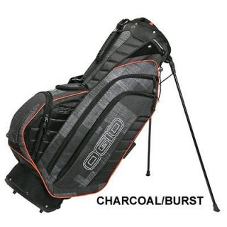 ogio vapor golf stand bag 2012 charcoal burst new authorized