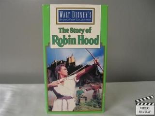   Story of Robin Hood   Walt Disneys Studio Collection VHS Peter Finch