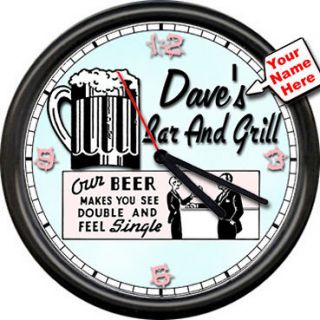 Personalized Bar Grill Saloon Tavern Restaurant Diner Shop Sign Wall 