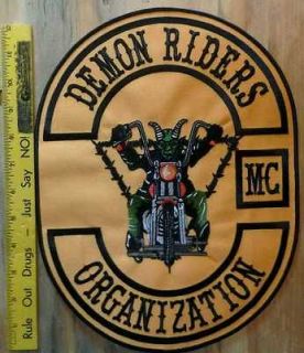 rare outlaw motorcycle club back patch gang 
