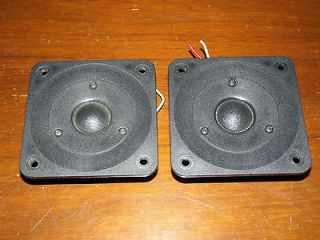 PHILIPS AD 01610/T8 TEXTILE DOME TWEETERS 8 OHM  3 13/16 Square face 