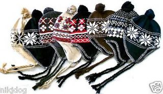winter hats ear flaps in Clothing, Shoes & Accessories
