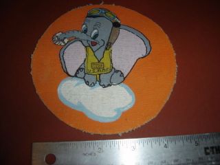 WWII USAAF DUMBO 1ST EMERACY RESCUE SQ 12 AAF FLIGHT JACKET PATCH