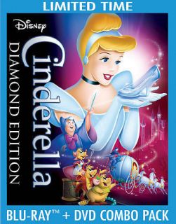 Cinderella (Blu ray/DVD, 2012, 2 Disc Set, Diamond Edition) NEW;Free 