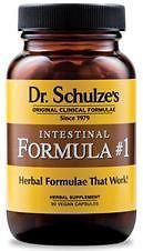 Dr Schulze Intestinal Formula #1 Organic Colon Bowel Cleanse 90 caps