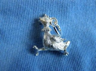 sterling silver road running chicken charm from united kingdom time