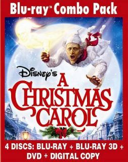 Disneys A Christmas Carol (Four Disc Combo Blu ray 3D / Blu ray 