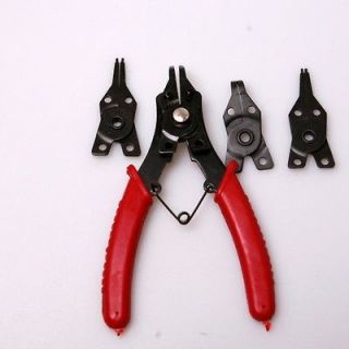 In1Snap Ring Pliers Retaining/Changeable Head Circlip Clip hand Tool 