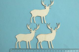STAG Wooden Laser Cut Shapes Others Available CHRISTMAS , hearts 