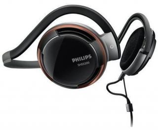 Philips SHS5200/28 Behind The Neck Neckband Headphones for iPod And 