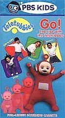     Go Exercise With the Teletubbies, Very Good VHS, Rolf Saxon, Sandr