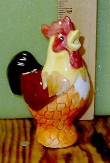 new pie bird pottery rooster chicken funnel vent nice time