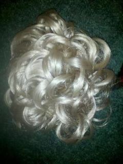 NEW PAGEANT LARGE DRAWSTRING SCRUNCHIE WIG HAIR PIECE #22 BLONDE 