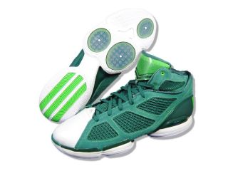 ADIDAS Men Adizero Derrick Rose 1.5 Green White Basketball Shoes SZ 13