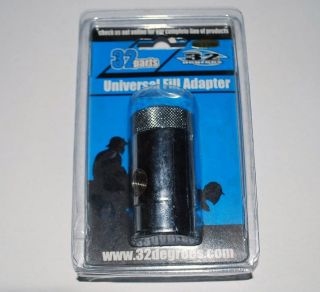 New 32 Degrees Universal Fill Adapter Paintball Marker