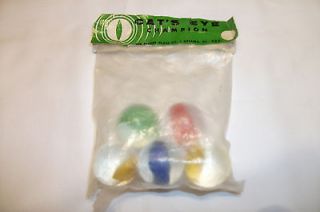   CHAMPION 1950s MARBLES 7/8 INCH PELTIER GLASS CO. IL. ORIGINAL PACKAGE
