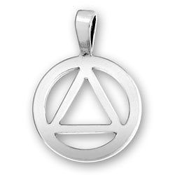 10 ALCOHOLICS ANONYMOUS JEWELRY Nickel silver PENDANTS CHARMS 