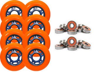 ASPHALT HOCKEY FORMULA Inline Skate Wheels 76mm OUTDOOR Grip 