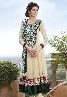 Anarkali Suit Indian Partywear Designer Gherdaar Salwar Suit Pakistani 