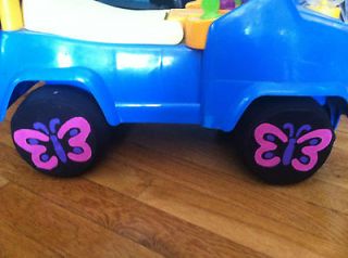 BUTTERFLY Kidems Wheelsox wheel covers. Made in USA! PROTECTS Floors!