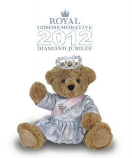 QUEEN ELIZABETH ll COMMEMORATIVE ROYAL TEDDY BEAR 2012 HM Diamond 