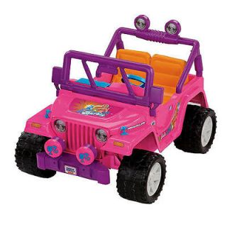 power wheels fisher price barbie jammin jeep # zts official