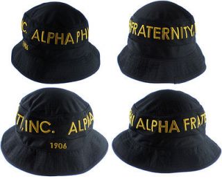 alpha phi alpha fraternity mens mesh floppy bucket hat
