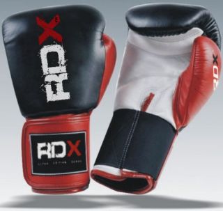 rdx 12oz fight leather boxing gloves punch bag mma ufc