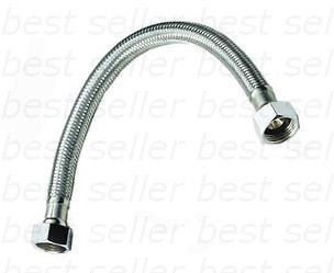   Steel Toilet Faucet Water Supply Hose Sink Connector 60cm Braided