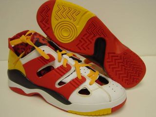 NEW Mens Sz 13 ADIDAS EQT 068495 Space City Red Yellow White Sneakers 