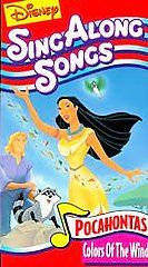 Disneys Sing Along Songs   Pocahontas Colors of the Wind VHS, 1995 