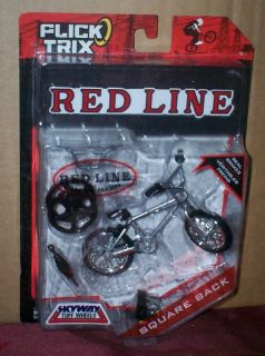 flick trix fingerbike red line square back new time left