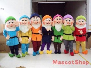 New Adult Suit Size Seven Dwarfs ADULT 7 MASCOT COSTUMES Cartoon FANCY 