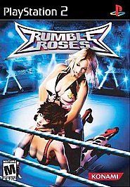 rumble roses playstation 2 video game ps2 wrestling time left