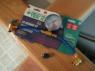 R134a Hose Gauge Recharge & Measuring Kit Car Air Conditioning
