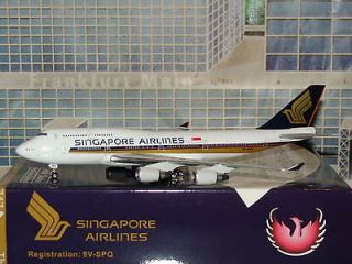 Phoenix 400 Singapore Airlines B747  400 9V SPQ Last B747 1/400 **Free 