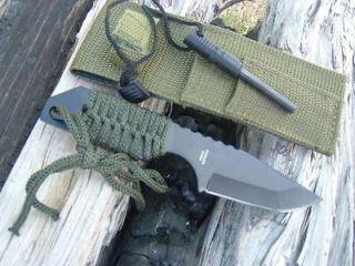 Newly listed Survival camping Rambo usmc army style Fire starter gear 