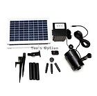   Solar Power Pool Pump with Battery Timer House and Remote Control