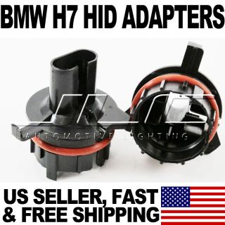1997 2000 BMW E39 5 Series H7 HID Xenon Bulbs Adapters Holders 