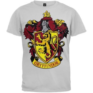 Official Harry Potter Mens Gryffindor Crest Red Short Sleeve T Shirt 