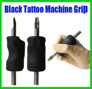 New Black Tattoo Machine Supply Part Grip Handle Tubes Non slip Light 
