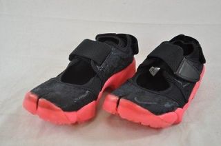 NIKE AIR RIFT 315766 009 BLACK ANTHRACITE SOLAR RED PINK GREY WOMENS