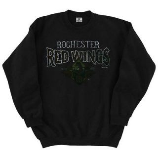 rochester red wings black call up crewneck sweatshirt ships within