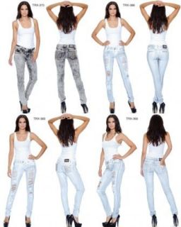 Womens TRUE ROCK grey skinny jeans size 3 5 7 9 11 13 15 rhinestones