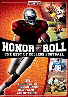 ESPNU Honor Roll The Best of College Football   Vol. 2 DVD, 2007 