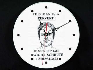 clock 0818 the office dwight schrute wall clock new
