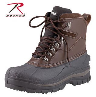 boots cold weather waterproof hiking 8 brown rothco 5059