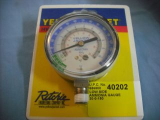 ammonia gauge low side yellow jacket part 40202 time left
