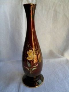 carlton ware in rouge royale rose bud vase from united
